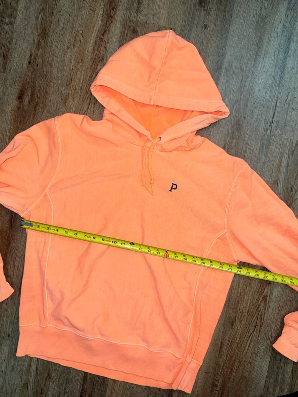 Victoria’s Secret PINK • Florescent Coral Hoodie - Picture 5 of 9